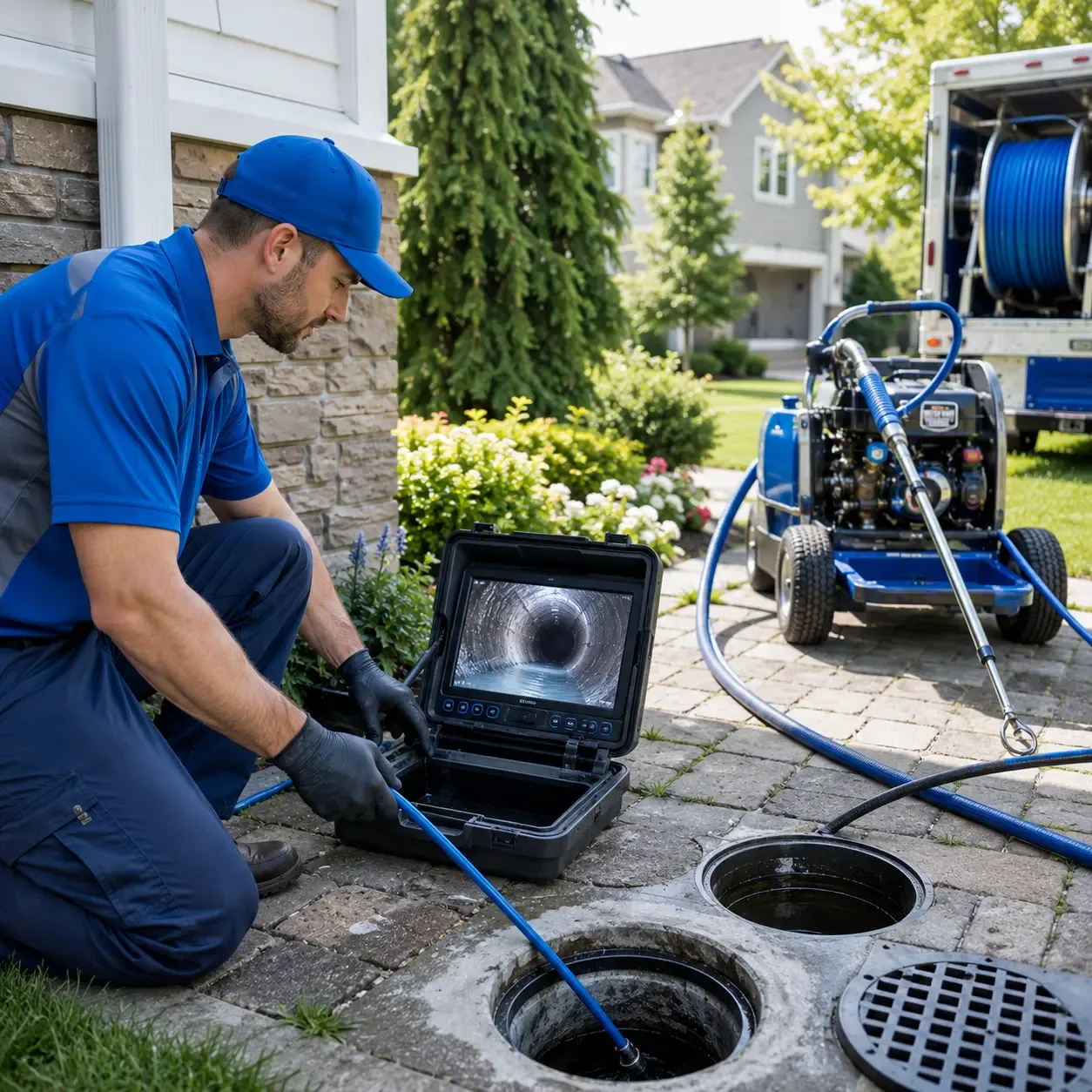 Outdoor drain cleaning professionals serving Little Lake, MI