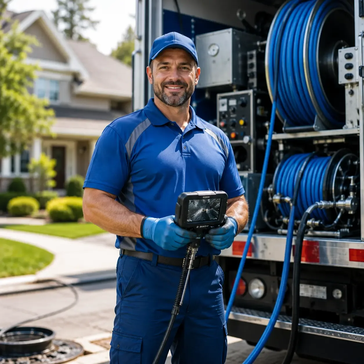 Local outdoor drain cleaning specialists in Little Lake, MI